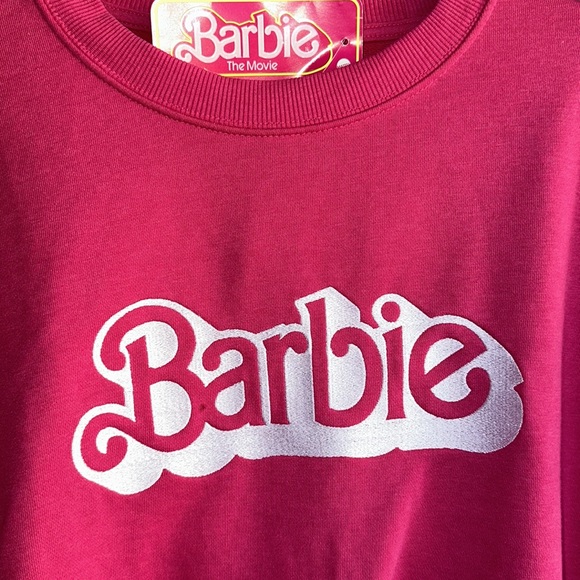 NWT Barbie™️ 💕The Movie Logo Sweatshirt 💕NWT - Picture 3 of 6